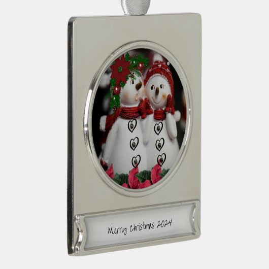 Banner Ornament Snowman (Rechts)