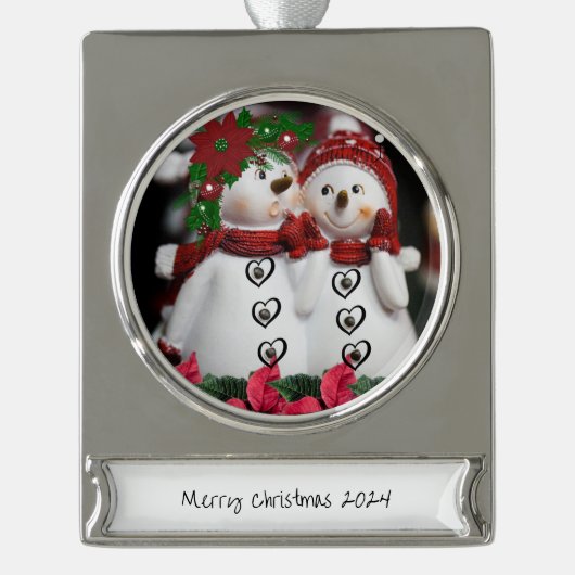 Banner Ornament Snowman (Vorderseite)