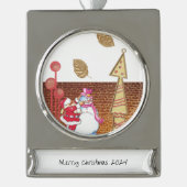 Banner Ornament Snowman (Vorderseite)