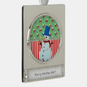 Banner Ornament Snowman (Rechts)