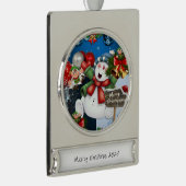 Banner Ornament Snowman (Rechts)