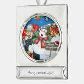 Banner Ornament Snowman (Links)