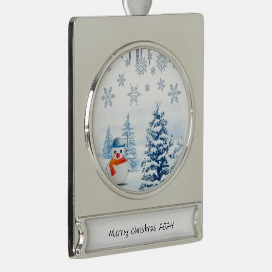 Banner Ornament Snowman (Rechts)