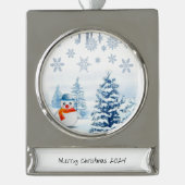 Banner Ornament Snowman (Vorderseite)