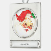 Banner Ornament Vintager Weihnachtsmann (Links)