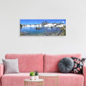 Banner Peak and a Mountain Lake - Sierra Nevada Leinwanddruck (Insitu (Wohnzimmer))