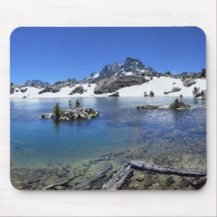 Banner Peak and a Mountain Lake - Sierra Nevada Mousepad