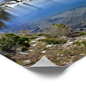 Banner Peak and a Mountain Lake - Sierra Nevada Poster (Ecke)