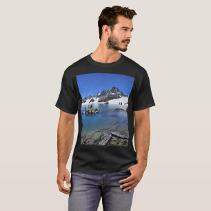 Banner Peak and a Mountain Lake - Sierra Nevada T-Shirt