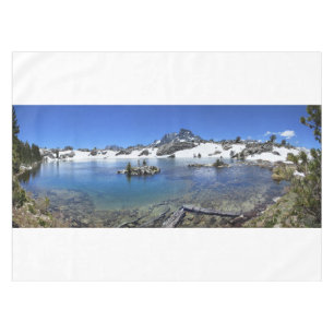 Banner Peak and a Mountain Lake - Sierra Nevada Tischdecke