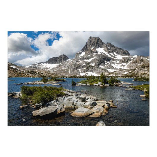 Banner Peak and Thousand Island Lake Fotodruck (Vorne)