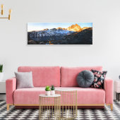 Banner Peak Sunrise Garnet Lake - John Muir Trail Leinwanddruck (Insitu (Wohnzimmer))