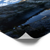 Banner Peak und 1000 Island Lake - John Muir Trail Poster (Ecke)