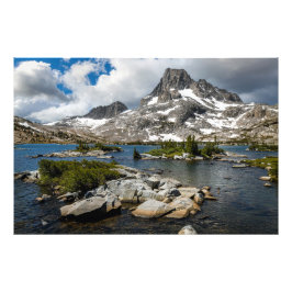 Banner Peak und Thousand Island Lake Fotodruck