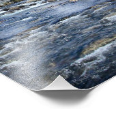 Banner Peak von Tausend Inseln - Sierra Nevada Fotodruck (Ecke)