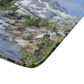 Banner Peak von Tausend Inseln - Sierra Nevada Schneidebrett (Ecke)