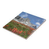 Banner Peak Wildblumen - Ansel Adams Wilderness Fliese (Seite)