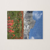 Banner Peak Wildblumen - Ansel Adams Wilderness Puzzle (Horizontal)