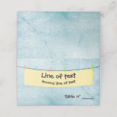 Banner Platzkarte (Außenseite Aufgefaltet)