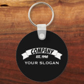 Banner Ribbon, Firmenname Schlüsselanhänger (Rückseite)