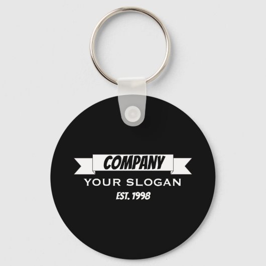 Banner Ribbon, Firmenname Schlüsselanhänger (Vorderseite)