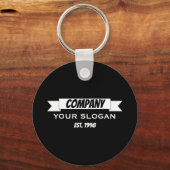 Banner Ribbon, Firmenname Schlüsselanhänger (Vorderseite)