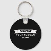 Banner Ribbon, Firmenname Schlüsselanhänger (Rückseite)