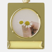 Banner-Schmuck Banner-Ornament Gold (Vorderseite)