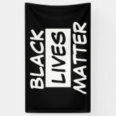 Banner - SCHWARZE LEBEN ZÄHLEN (Vertikal)