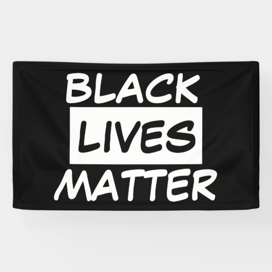 Banner - SCHWARZE LEBEN ZÄHLEN (Horizontal)