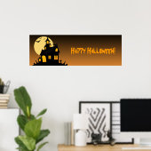 Banner Spuk House Halloween-Party Poster (Heimbüro)