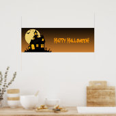 Banner Spuk House Halloween-Party Poster (Küche)