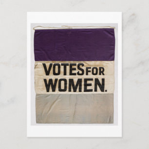 Banner "STIMMEN FÜR FRAUEN" Suffragette 1910-1920 Postkarte