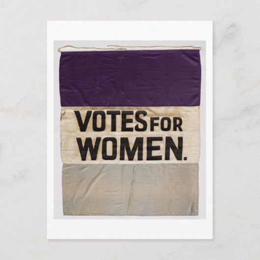 Banner "STIMMEN FÜR FRAUEN" Suffragette 1910-1920 Postkarte (Vorderseite)