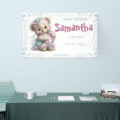 Banner Teddy Bär Baby Shower  (Messeveranstaltung)