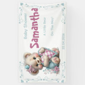 Banner Teddy Bär Baby Shower  (Vertikal)