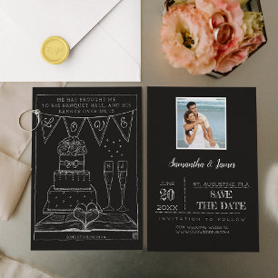 Banner Über Mir Ist Liebe Monogrammierte Hochzeit Save The Date