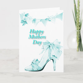 Banner und Schuhe in Aquamarin Karte