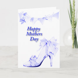 Banner und Schuhe in Blau Karte