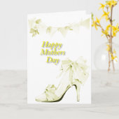 Banner und Schuhe in Gelb Karte (Gelbe Blume)