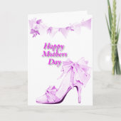 Banner und Schuhe in Rosa Karte (Vorderseite)