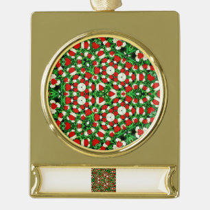 Banner-Verzierung Banner-Ornament Gold
