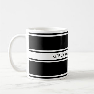 BANNER violetter Farbverlauf + BEHALTEN CALM Kaffeetasse