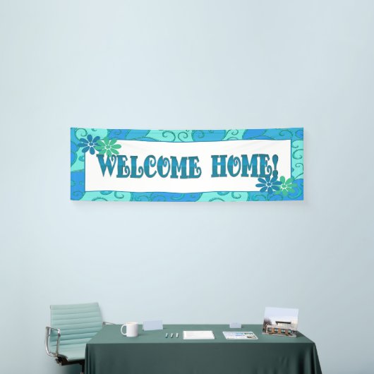 Banner "Welcome Zuhause" (Messeveranstaltung)