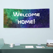 Banner "Welcome Zuhause" (Messe)