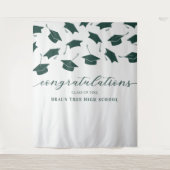 Banner Wiedersehen Abschluss Wandteppich (Vorderseite)
