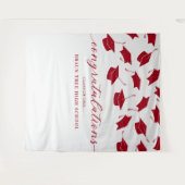 Banner Wiedersehen Abschluss Wandteppich (Vorderseite (Horizontal))