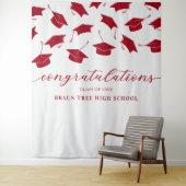 Banner Wiedersehen Abschluss Wandteppich (Beispiel)