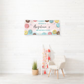 Banner "Willkommen" für den 2. Geburtstag. (Insitu)