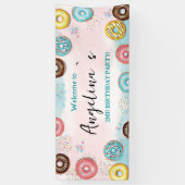 Banner "Willkommen" für den 2. Geburtstag. (Vertikal)